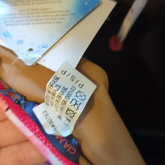 Cia Maritima String Bikini Tanga Watercolor Small Large New - Picture 8 of 8